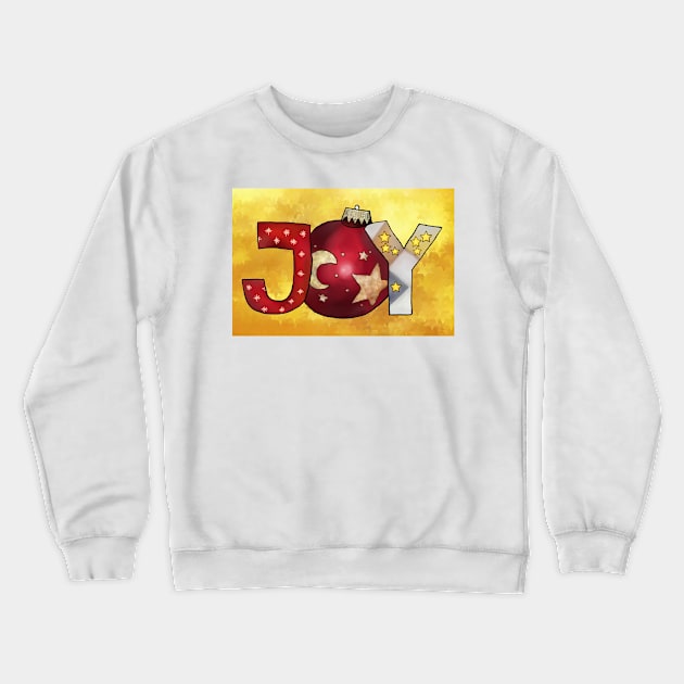 Goldene Weihnachtskarte Crewneck Sweatshirt by Blumchen